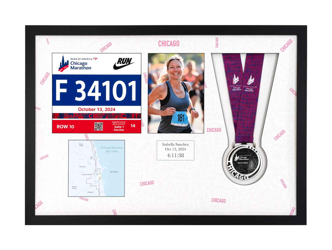 Chicago Marathon 2023 - Medal / Photo / BIB