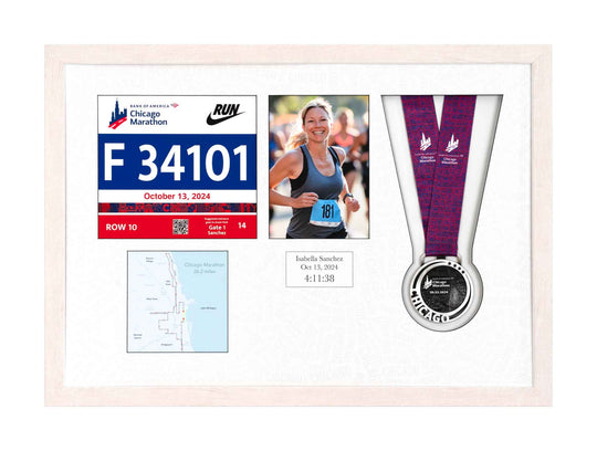 Chicago Marathon 2023 - Medal / Photo / BIB