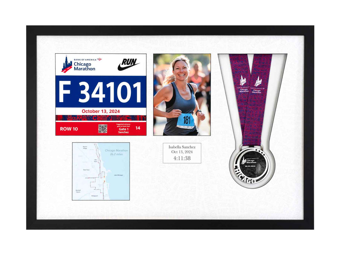 Chicago Marathon 2023 - Medal / Photo / BIB