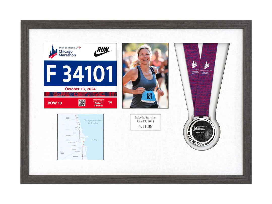 Chicago Marathon 2023 - Medal / Photo / BIB