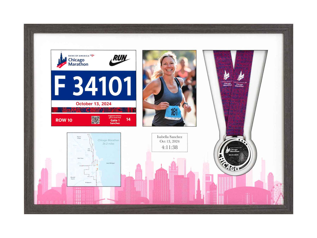 Chicago Marathon 2023 - Medal / Photo / BIB