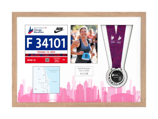 Chicago Marathon 2023 - Medal / Photo / BIB