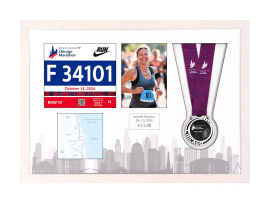 Chicago Marathon 2023 - Medal / Photo / BIB
