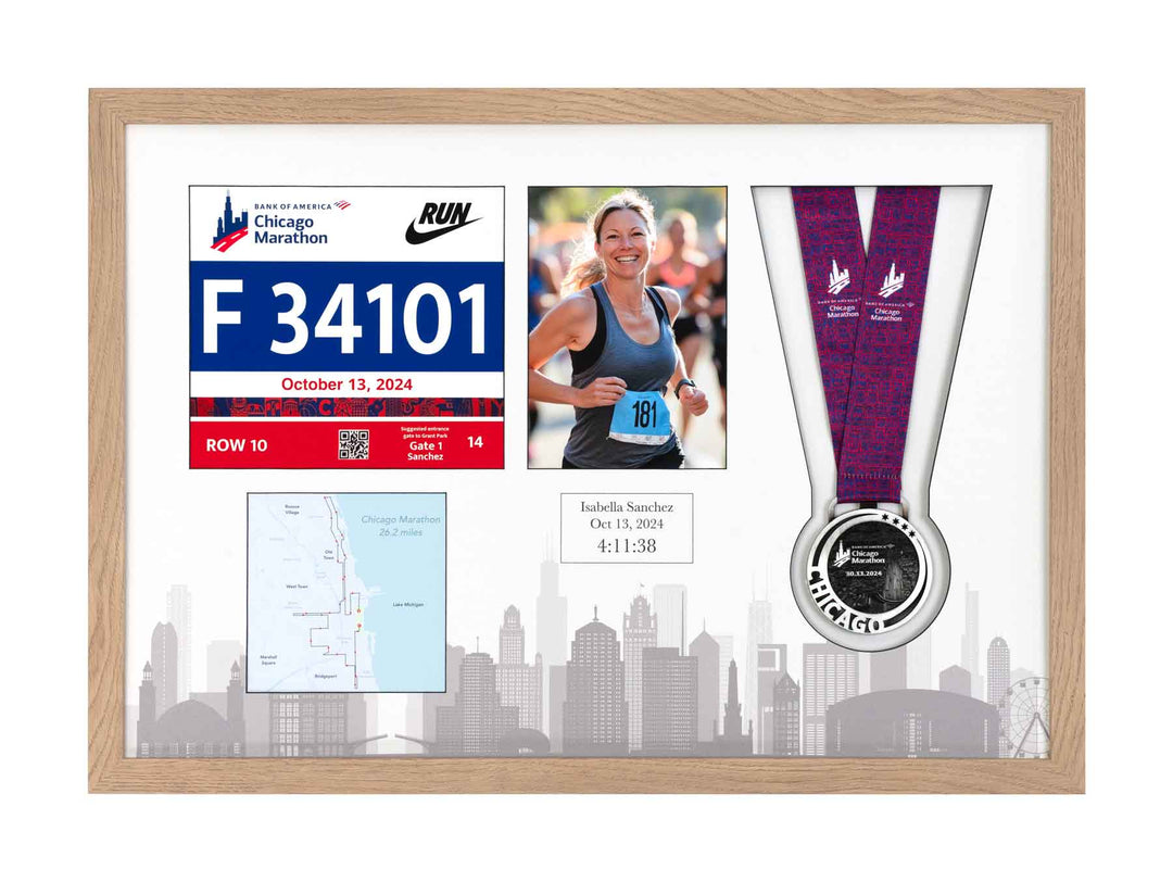 Chicago Marathon 2025 - Medal / Photo / BIB