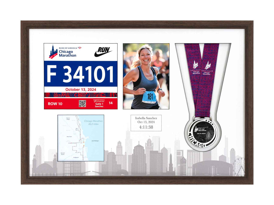 Chicago Marathon 2025 - Medal / Photo / BIB