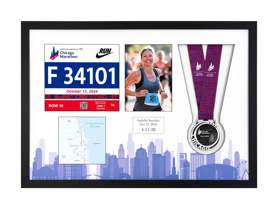 Chicago Marathon 2023 - Medal / Photo / BIB