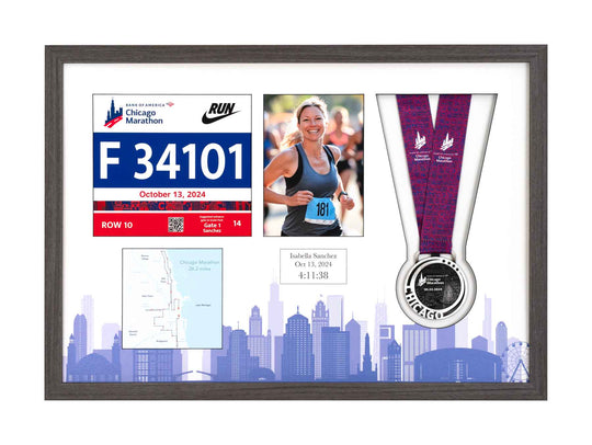 Chicago Marathon 2023 - Medal / Photo / BIB