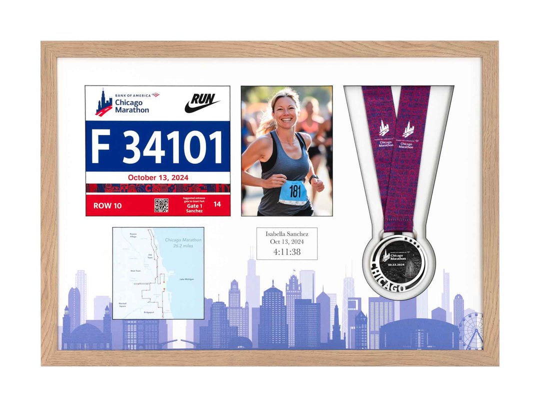 Chicago Marathon 2023 - Medal / Photo / BIB