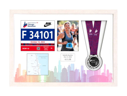 Chicago Marathon 2023 - Medal / Photo / BIB