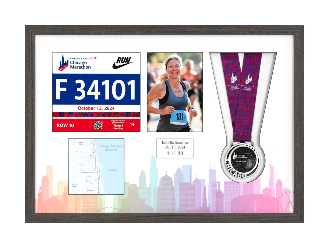 Chicago Marathon 2025 - Medal / Photo / BIB