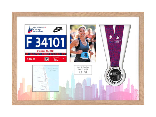 Chicago Marathon 2025 - Medal / Photo / BIB