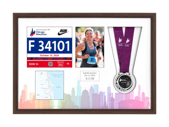 Chicago Marathon 2025 - Medal / Photo / BIB