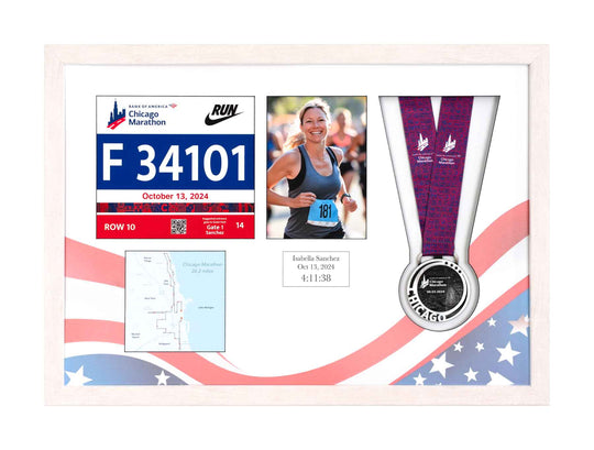 Chicago Marathon 2023 - Medal / Photo / BIB