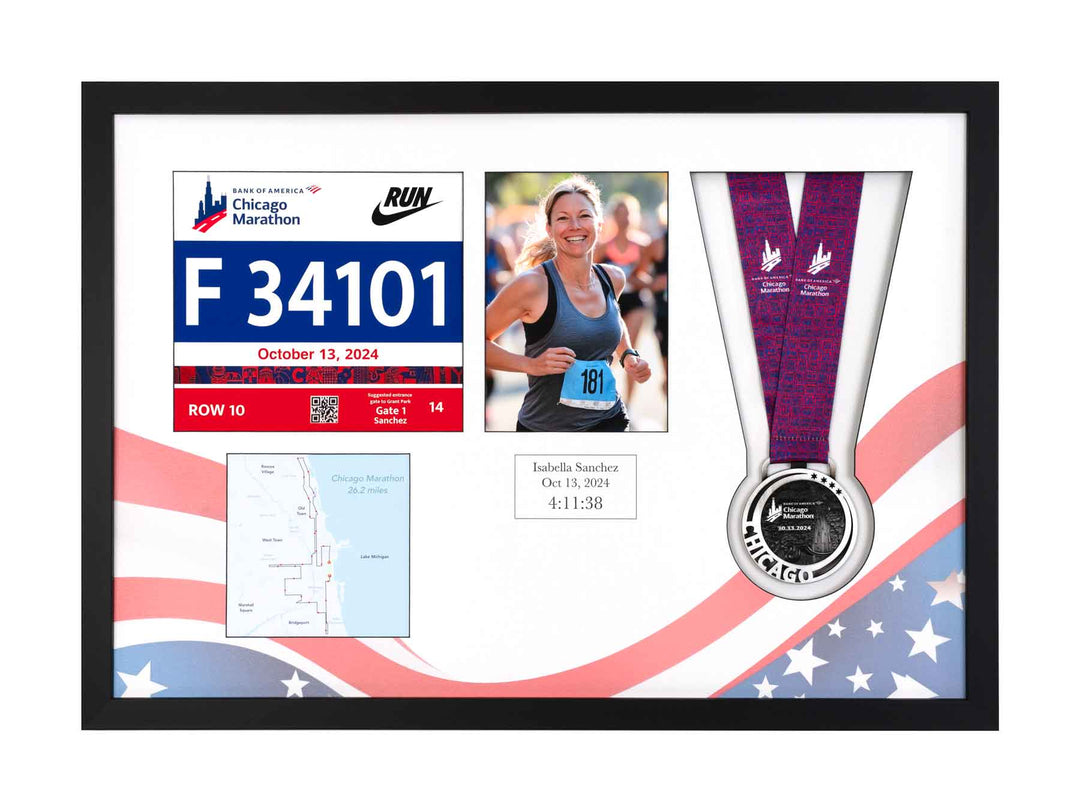 Chicago Marathon 2025 - Medal / Photo / BIB