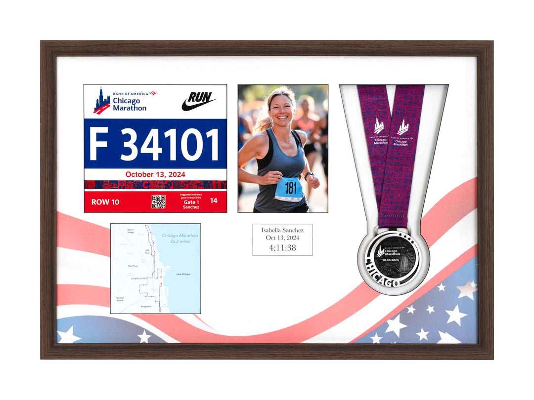 Chicago Marathon 2025 - Medal / Photo / BIB