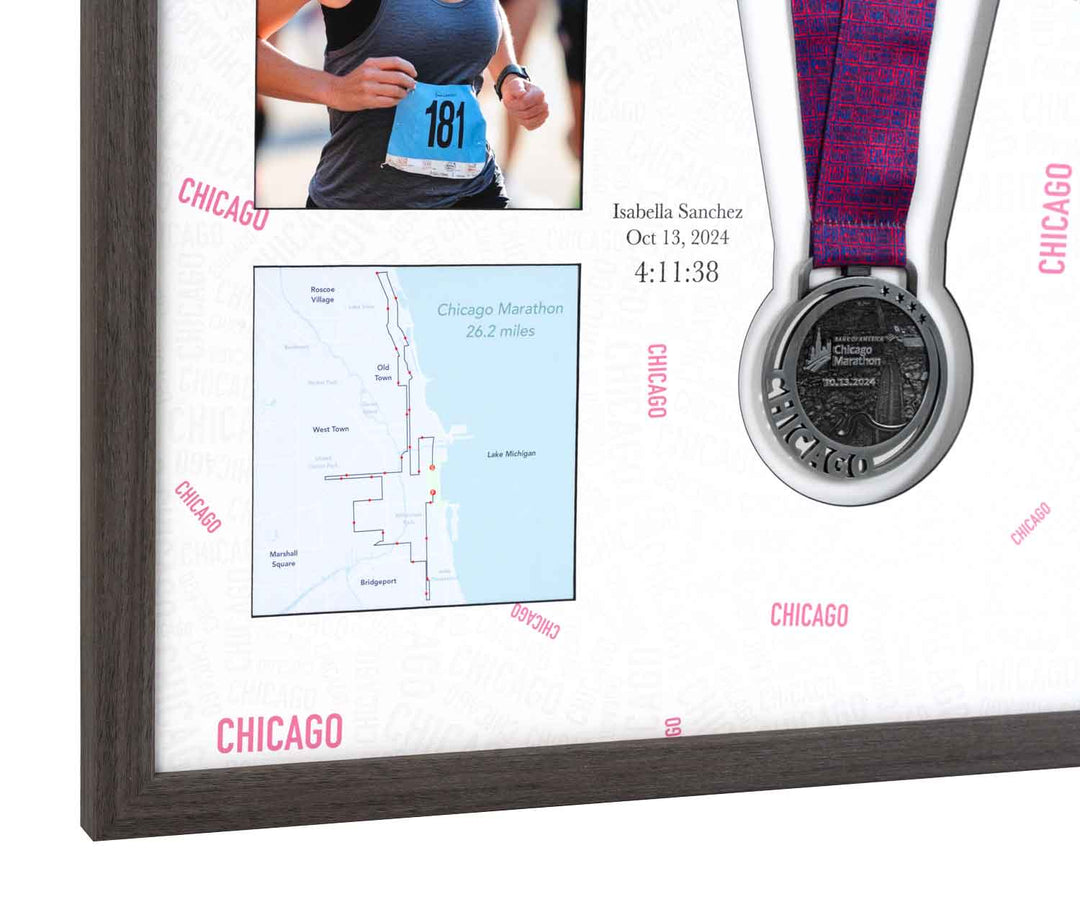 Chicago Marathon 2023 - Medal / Photo / BIB