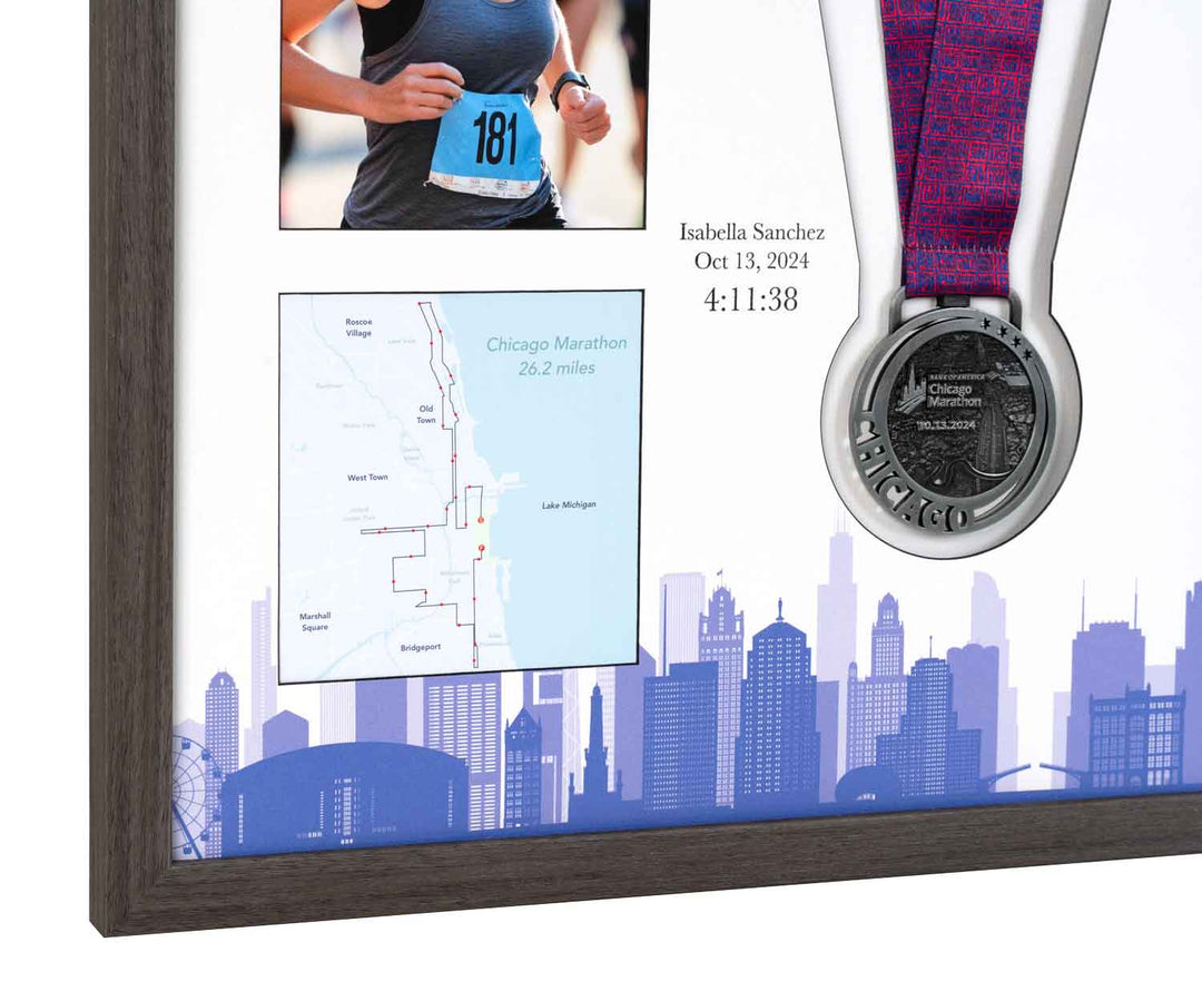 Chicago Marathon 2023 - Medal / Photo / BIB
