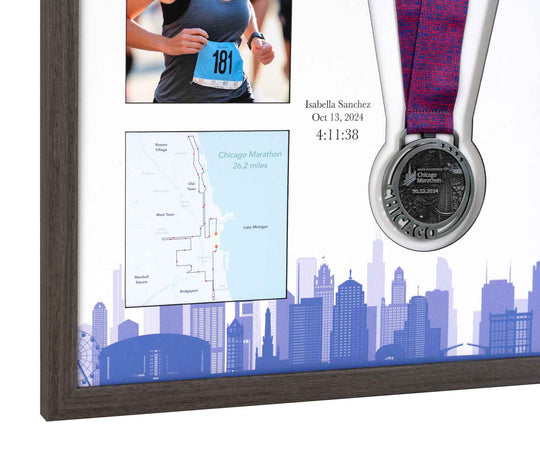 Chicago Marathon 2023 - Medal / Photo / BIB