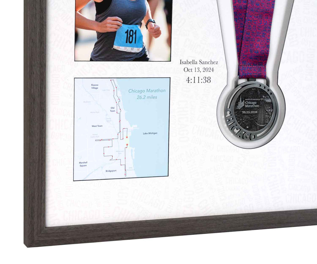 Chicago Marathon 2023 - Medal / Photo / BIB