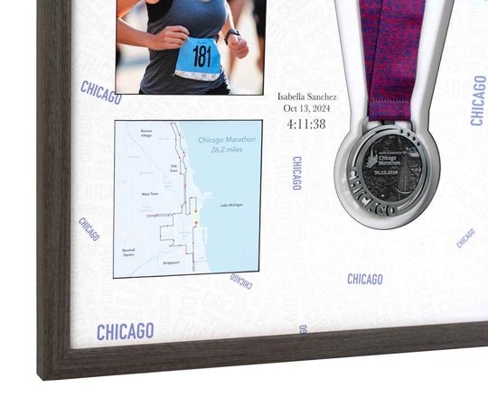 Chicago Marathon 2023 - Medal / Photo / BIB