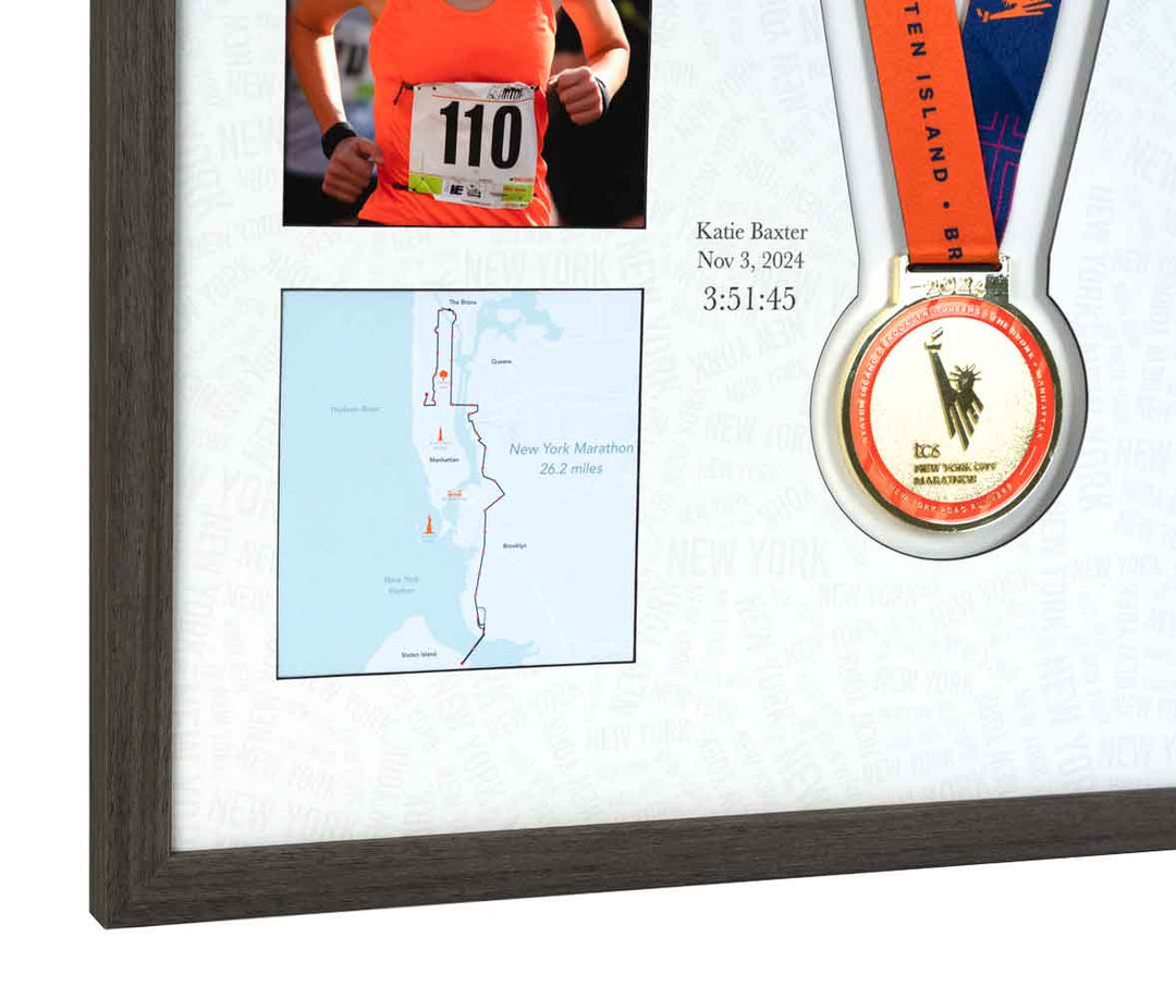 New York Marathon 2025 - Medal & Photo Frame