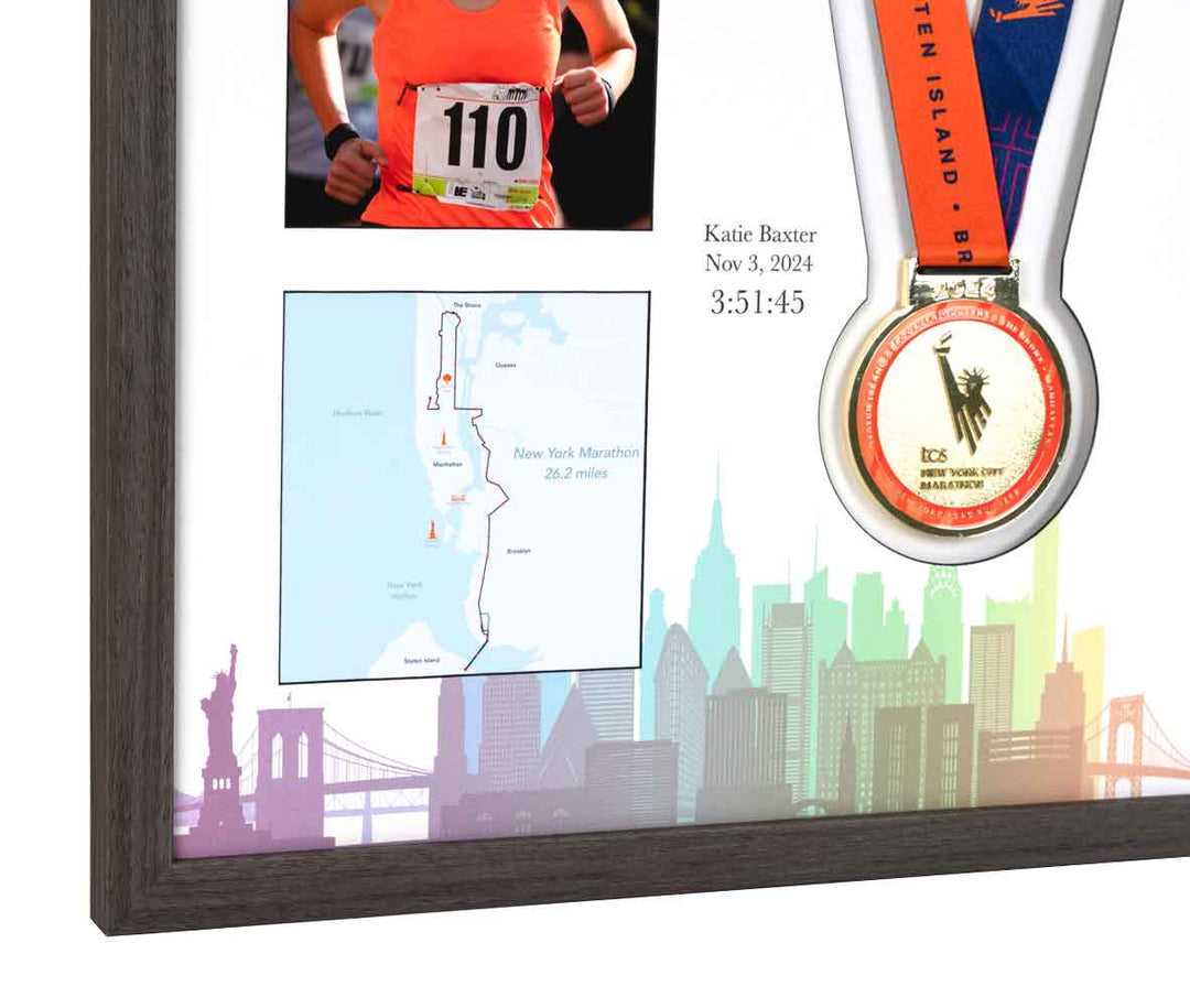 New York Marathon 2025 - Medal & Photo Frame