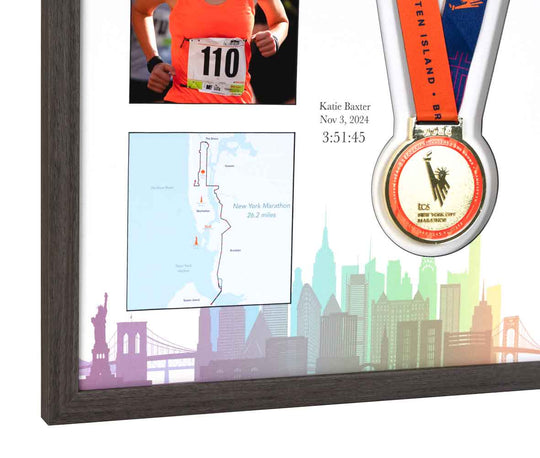 New York Marathon 2025 - Medal & Photo Frame