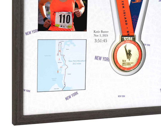 New York Marathon 2025 - Medal & Photo Frame
