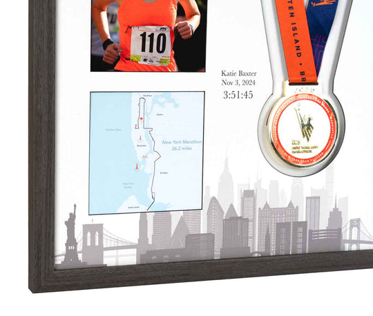 New York Marathon 2025 - Medal & Photo Frame