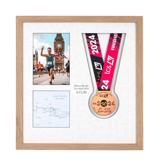 London Marathon 2023 - Medal & Photo Frame