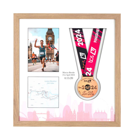 London Marathon 2023 - Medal & Photo Frame
