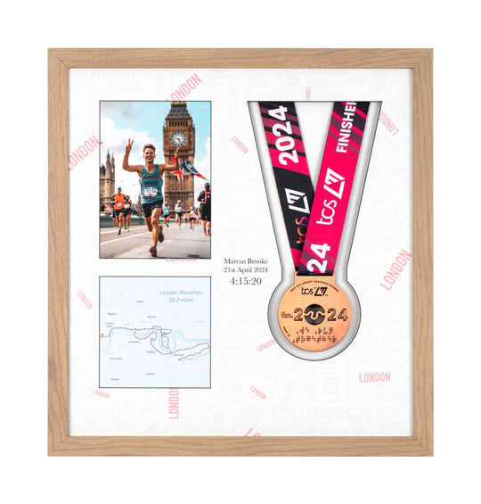 London Marathon 2023 - Medal & Photo Frame