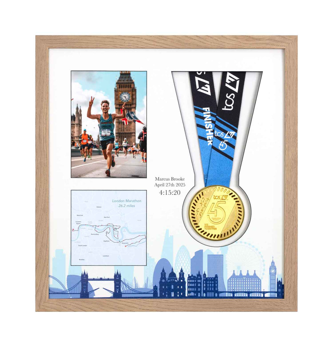 London Marathon 2025 - Medal & Photo Frame