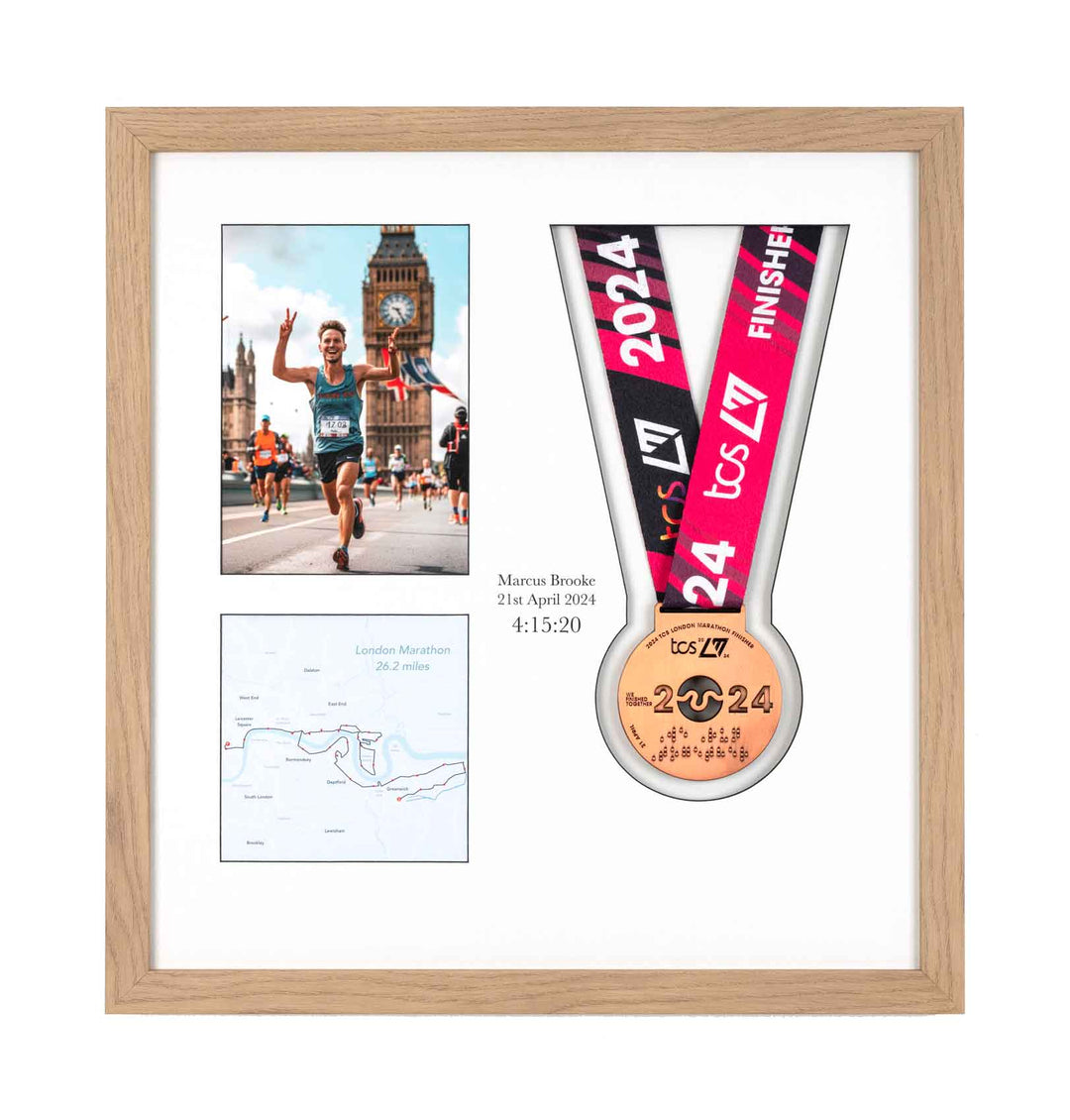 London Marathon 2023 - Medal & Photo Frame