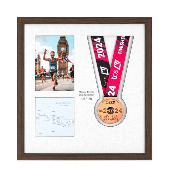 London Marathon 2023 - Medal & Photo Frame
