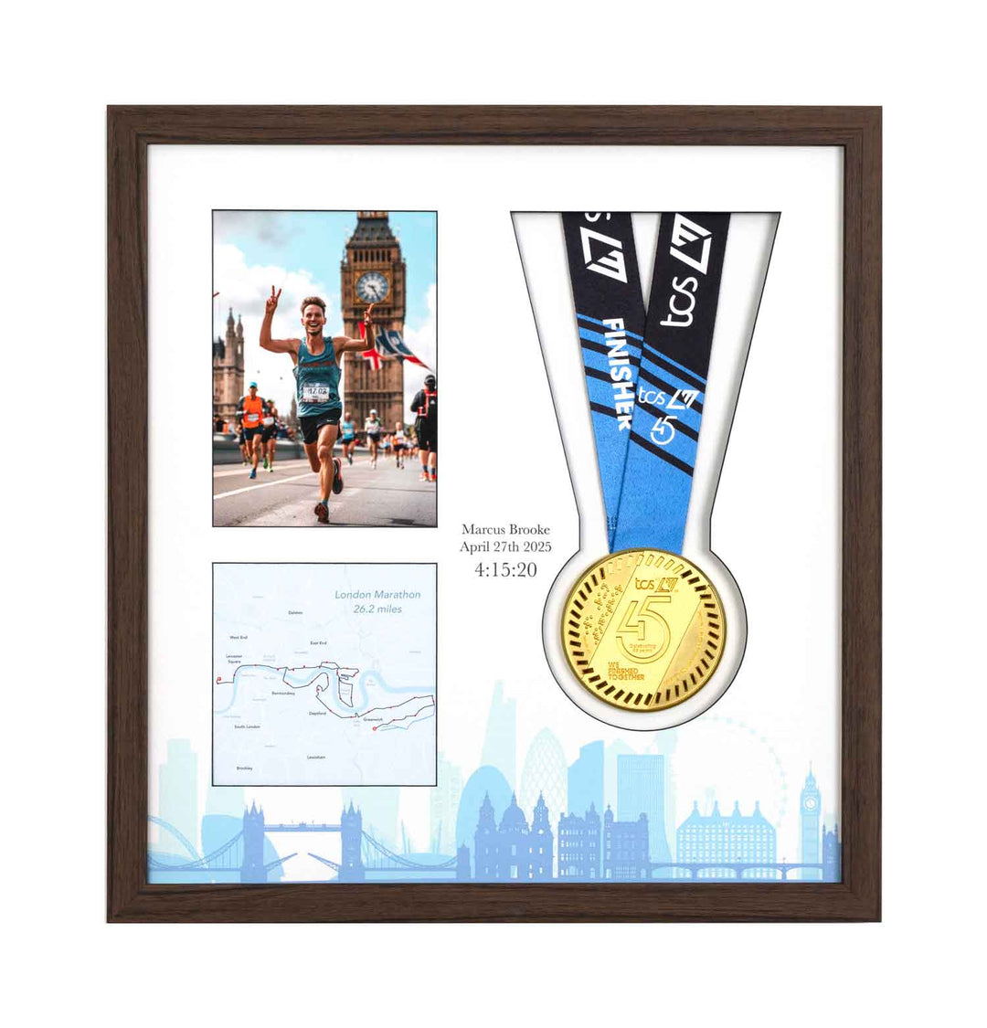 London Marathon 2025 - Medal & Photo Frame