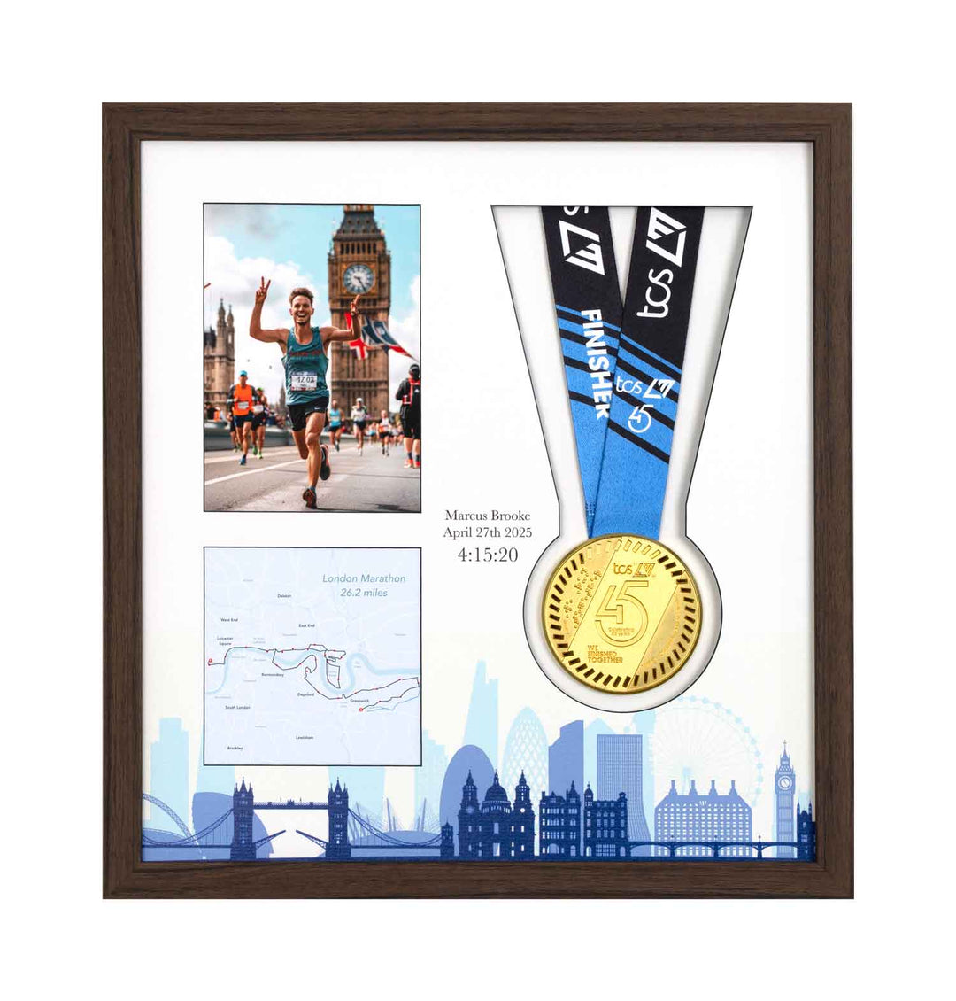 London Marathon 2025 - Medal & Photo Frame